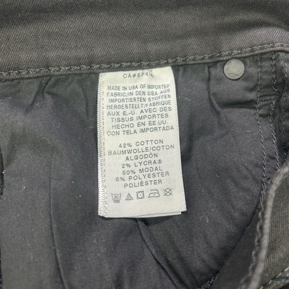 NEW True Religion Halle Super Skinny Jeans Womens 31 Black Denim USA Made Casual - Picture 14 of 16